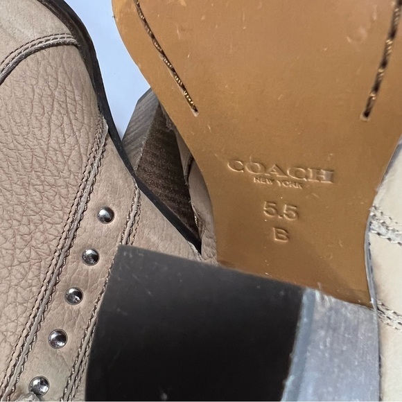 COACH Haven Leather Ankle Booties - Picture 7 of 14